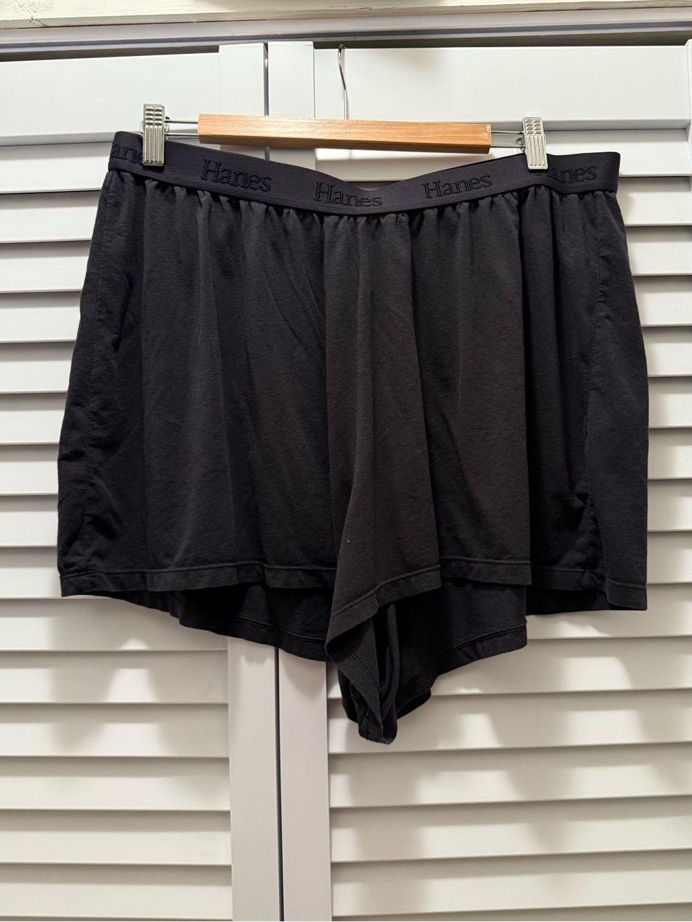 Hanes Black Women's Lounge Shorts